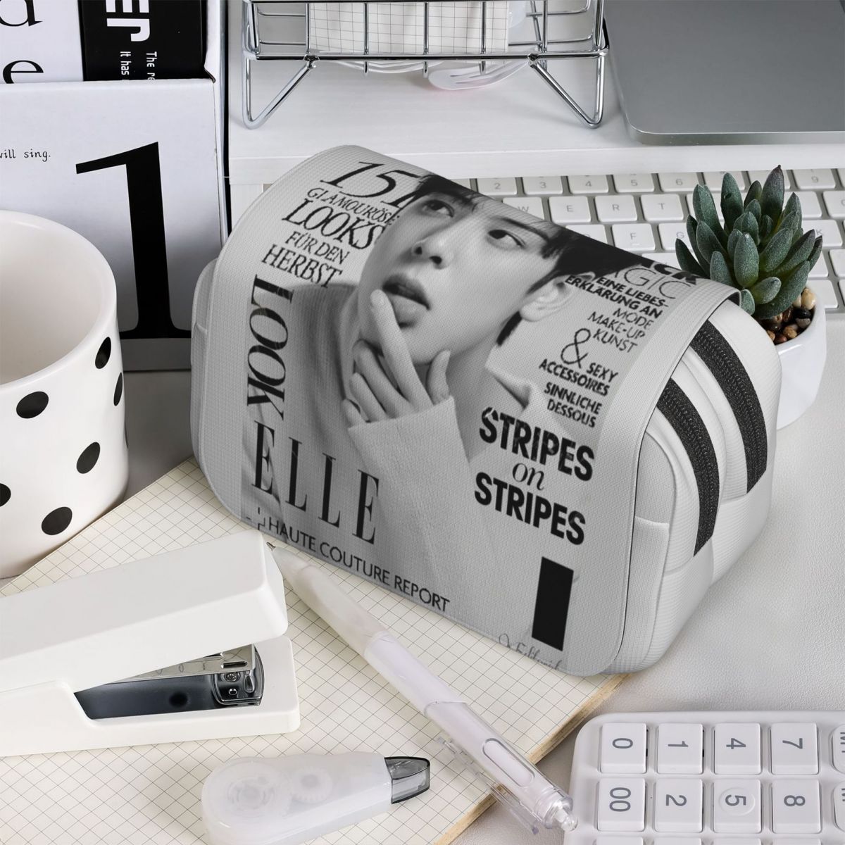 Stationery And Office Supply Chain - Piórnik Cha EunWoo Kpop Astro dla