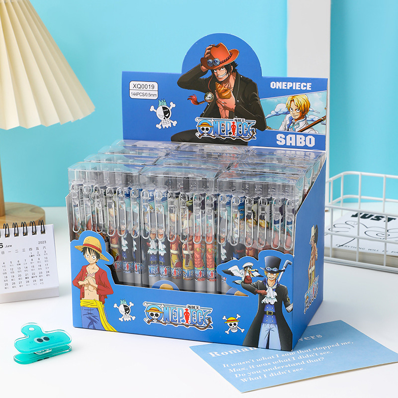 Gel Ink Pen Set - Anime One Piece 12/24 szt. Zestaw