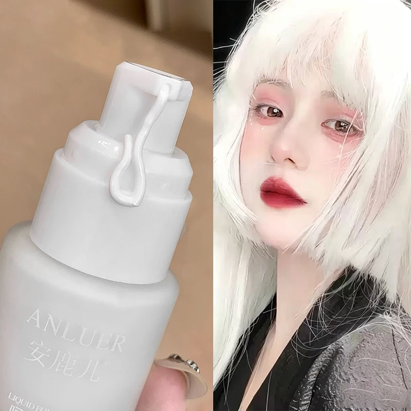 Correction Fluid White - Matujący biały płynny podkład do makijażu,
