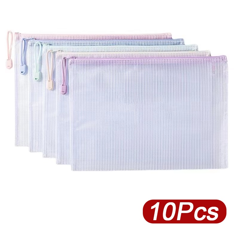 Office Stationery And Supply - 5-30 szt. Siatkowa torba na zamek