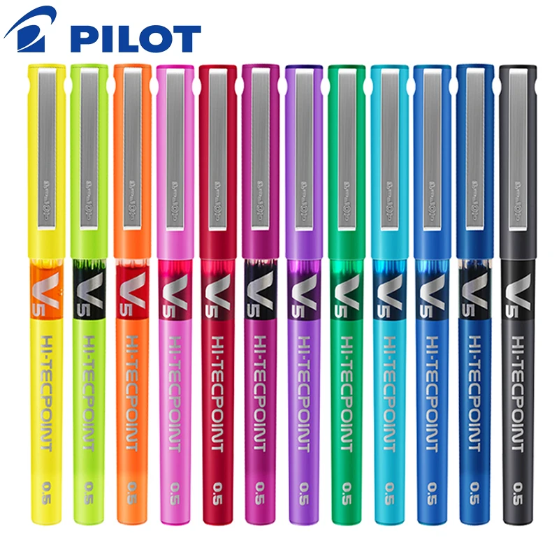 Pilot Pen V5 - 6/12 długopis żelowy z grubą końcówką