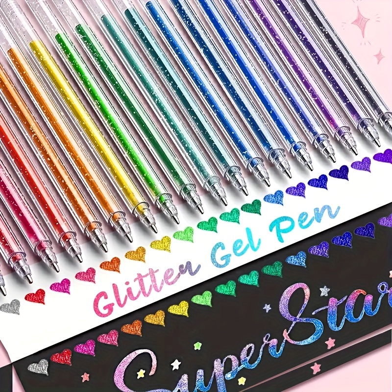 Gel Ink Pen Set - Zestaw 8/12/18 sztuk specjalnych długopisów żelowych