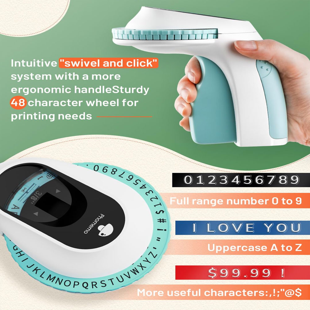 Drukarka etykiet z wytłaczanym – Label Printer Tape recenzja i cena