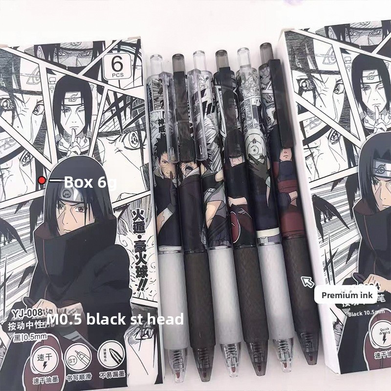 Długopis żelowy Anime Naruto,  – Gel Ink Pen Set recenzja i cena