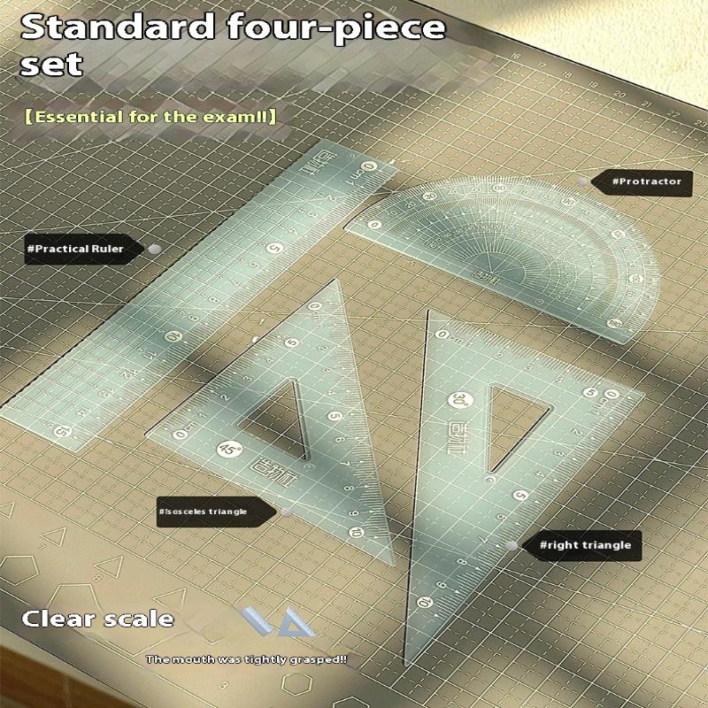 Zestaw linijek galaretkowych 4 – Ruler Set Transparent recenzja i cena