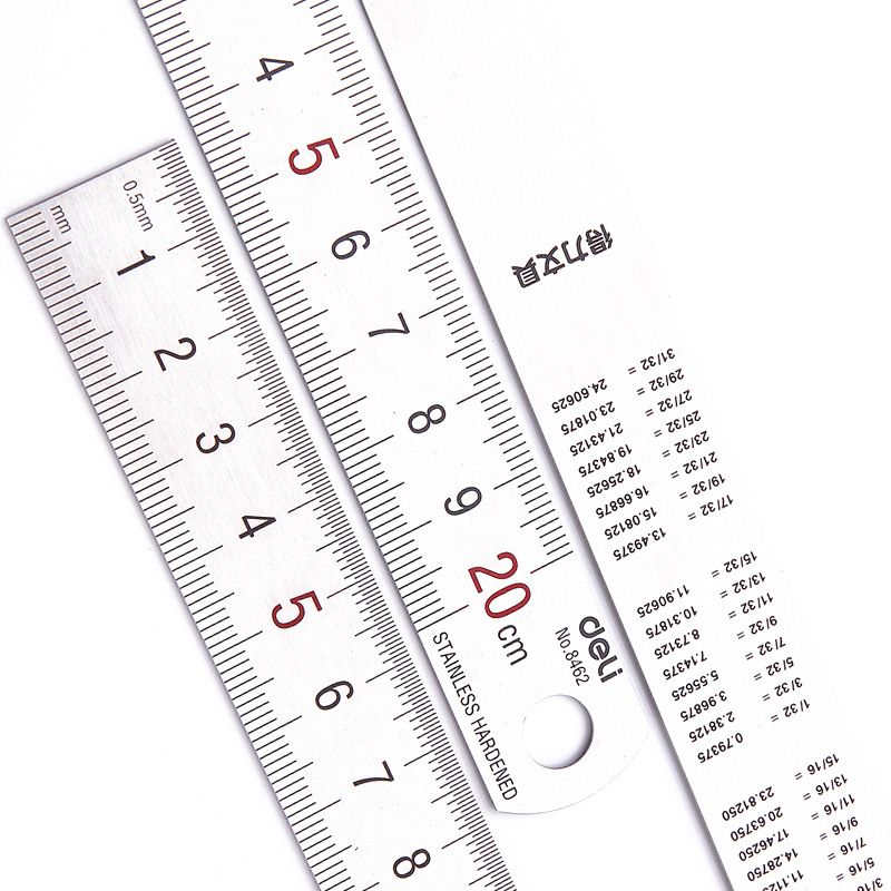 Deli 20cm metalowa linijka pro – Stationery Office And School Supply Stores recenzja i cena