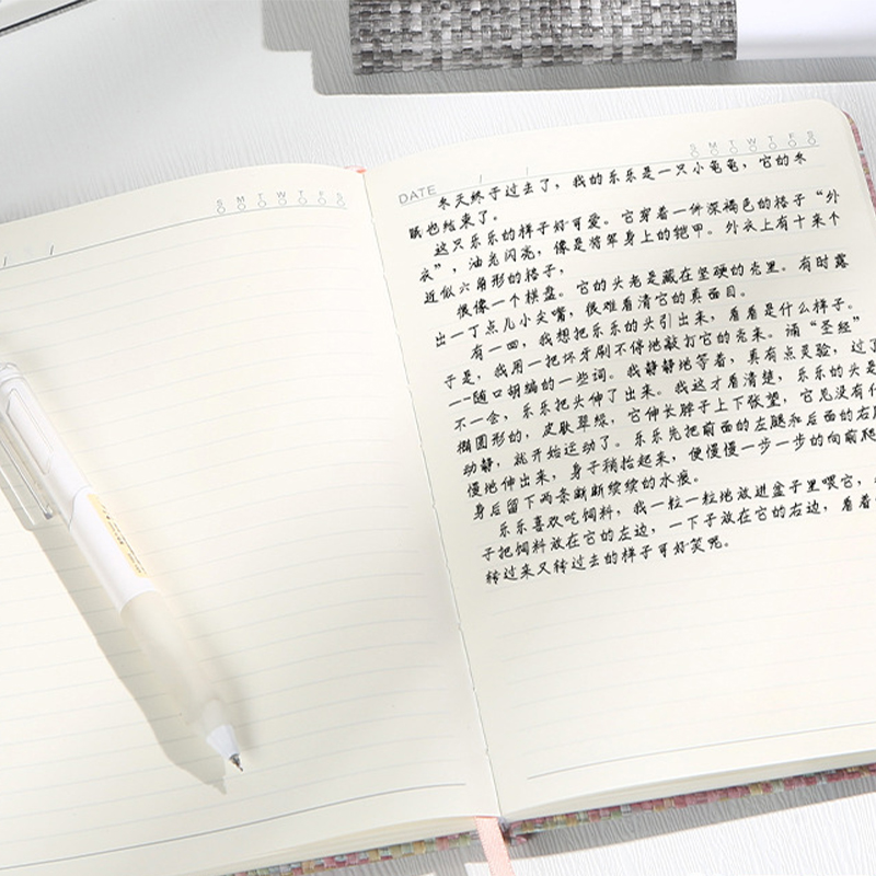 Notatnik A5, imitacja lnu, twa – Notebook Dotted A5 recenzja i cena