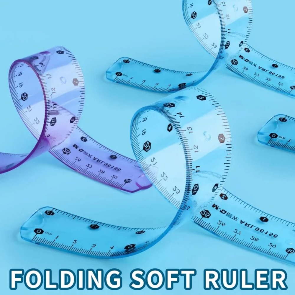 1/3 szt. Przezroczysta miękka  – Ruler Set Transparent recenzja i cena