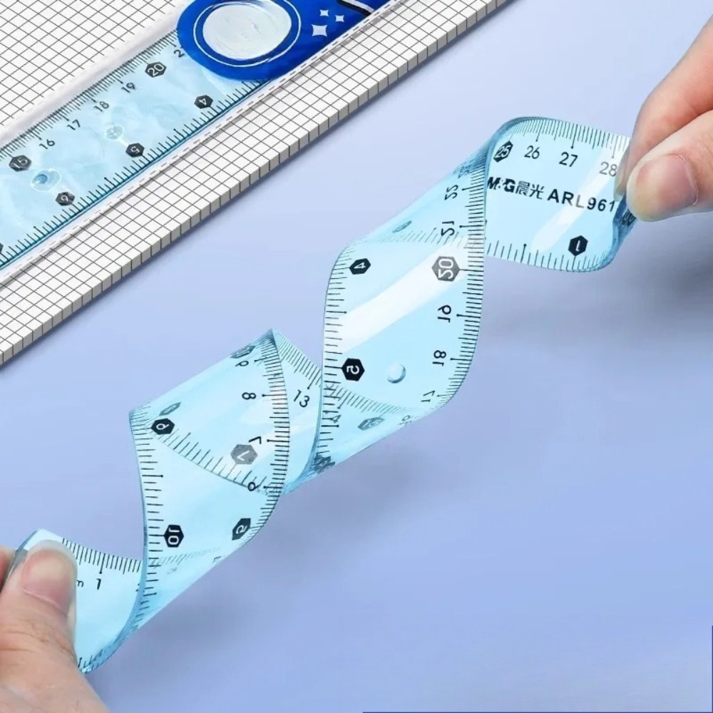 1/3 szt. Przezroczysta miękka  – Ruler Set Transparent recenzja i cena