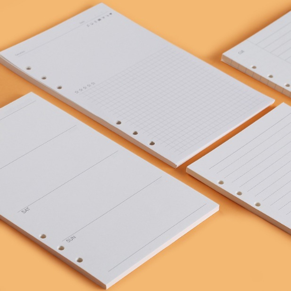 Wkłady do planera A5 A6 A7, 6  – Notebook Dotted A5 recenzja i cena