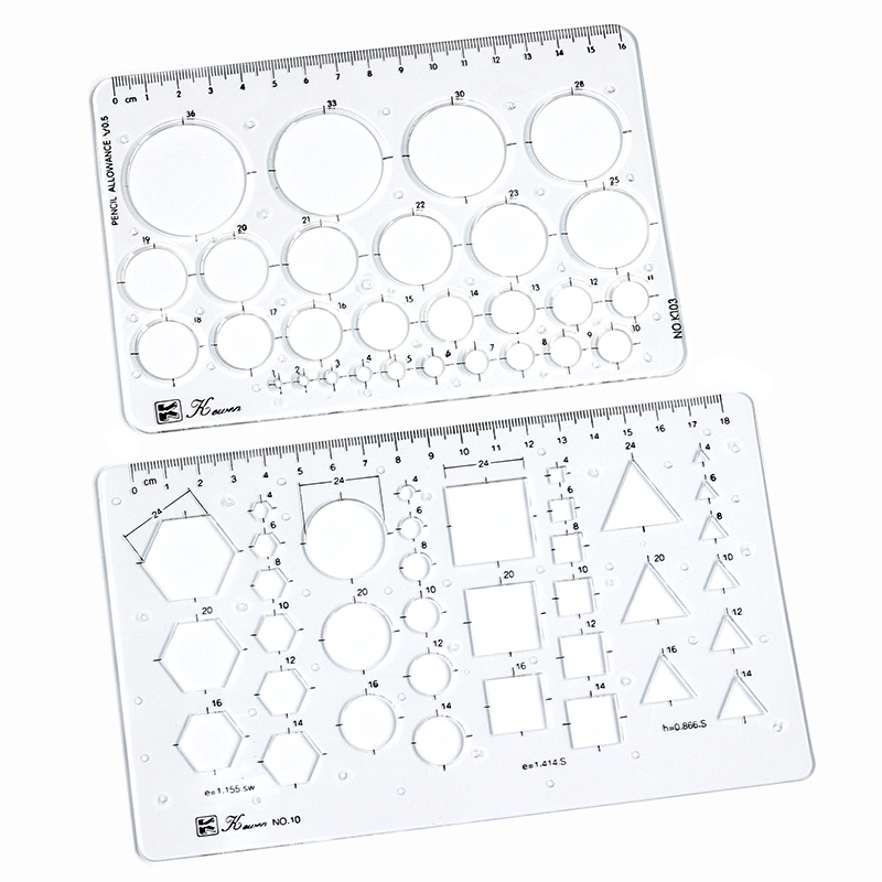 Przezroczysty rozmiar rysunku  – Ruler Set Transparent recenzja i cena