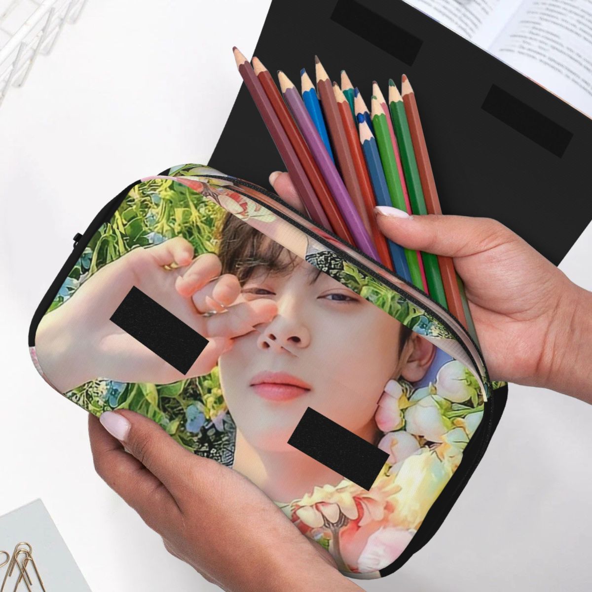 Piórnik Cha EunWoo Kpop Astro  – Stationery And Office Supply Chain recenzja i cena
