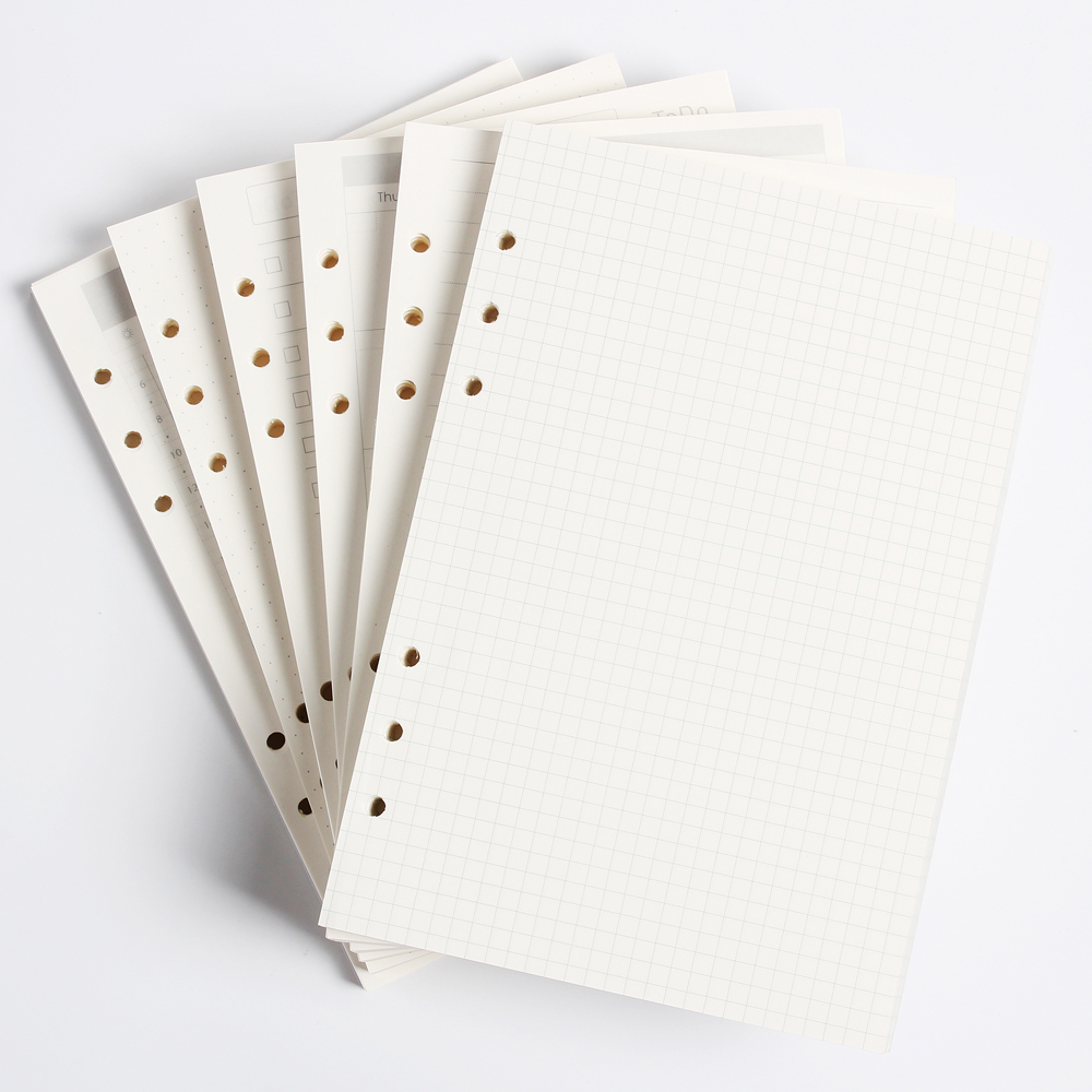 Klasyczny notatnik z 6 otworam – Notebook Dotted A5 recenzja i cena