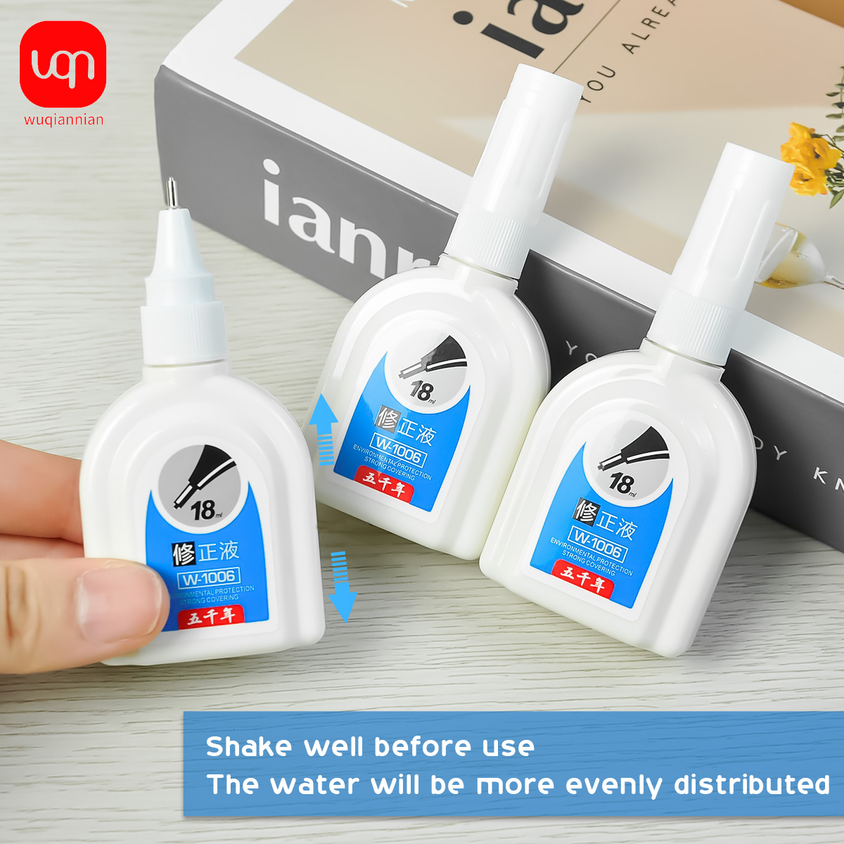 WQN-1/3/6 SZT. Prosty biały pł – Correction Fluid White recenzja i cena